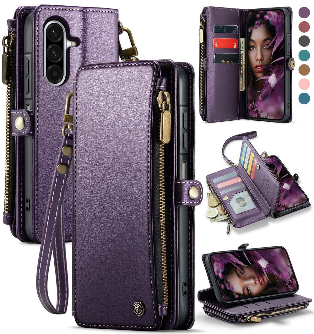 Galaxy A36 5G PU Leather Magnetic Snap Wallet Phone Case, 20I-170PH005